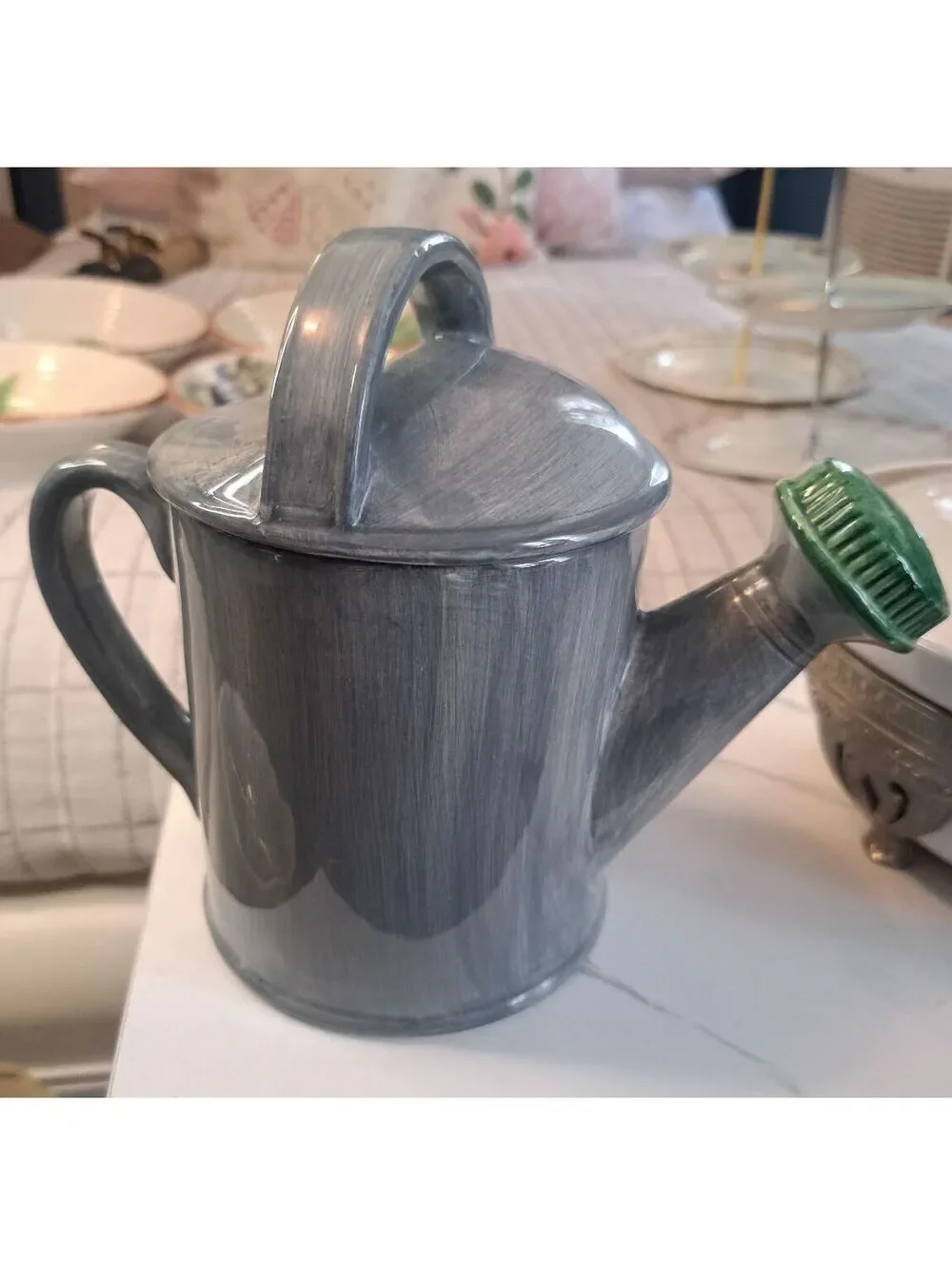 Vintage 1990's Cooks Club Ceramic Retro Tomato Watering Can Tea Pot